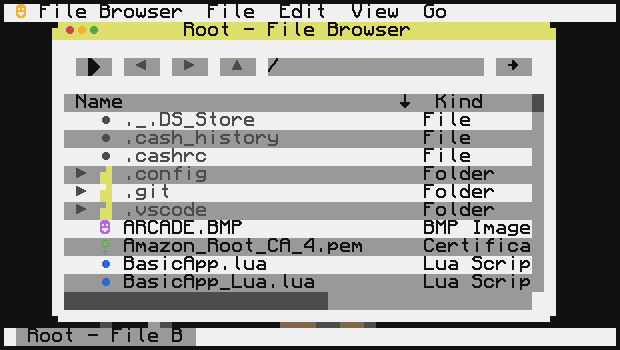 file browser